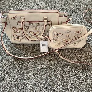 Coach satchel and cross body bundle!